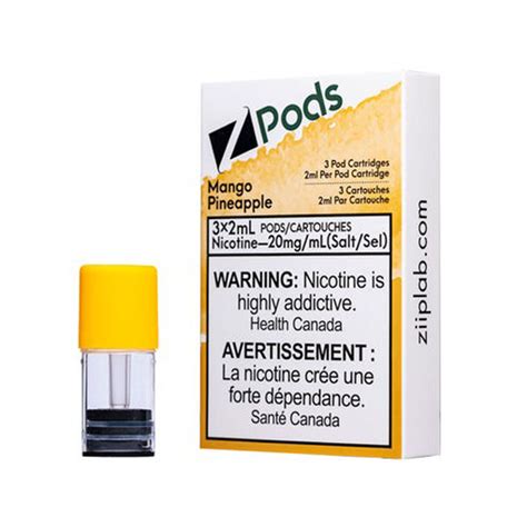 Mango Pineapple ZIIP Pods S Compatible 2mL VapeLoft