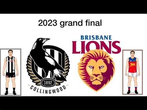 Collingwood V Brisbane Afl Grand Final Prediction Youtube