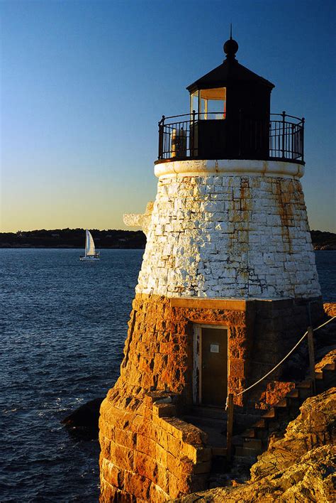 Castle Rock Lighthouse Photograph by James Kirkikis - Fine Art America