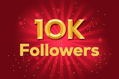 Premium Vector K Followers Thank You Social Media Poster