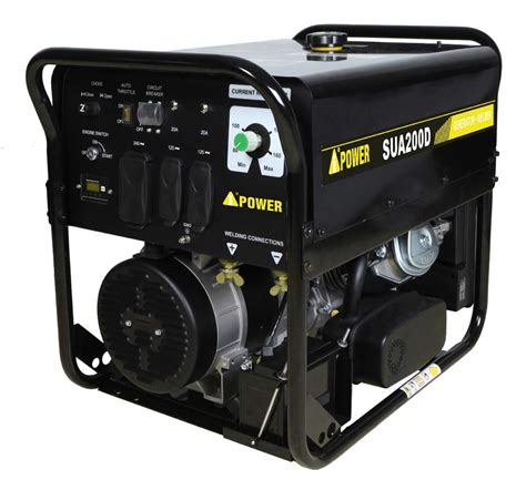 Professional Small Engine Driven Welder Easy Move Petrol Welder Generator