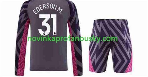 Manchester City Dres Ederson Moraes Brank Sk Venkovn Fotbalov