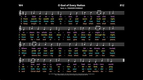 O God Of Every Nation Reid Jr PASSION CHORALE YouTube