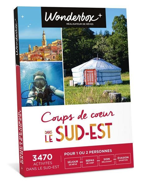 Coffret Cadeau Wonderbox Coups De Cœur Dans Le Sud Est Coffret Cadeau Achat And Prix Fnac