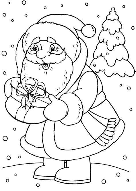 Dibujos de Papá Noel para colorear dibujos de Santa Claus