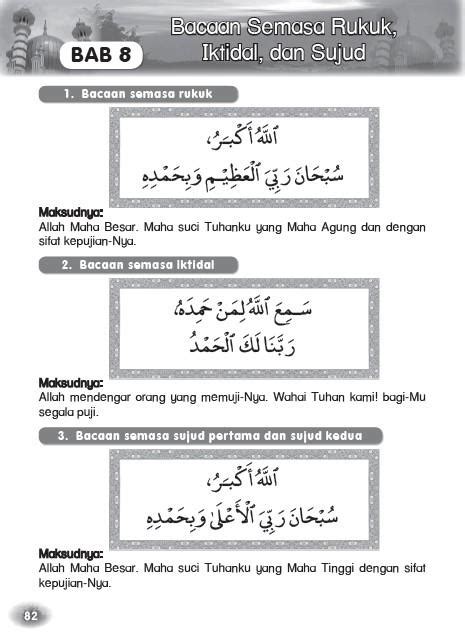 Bacaan Dalam Solat Dan Maksudnya