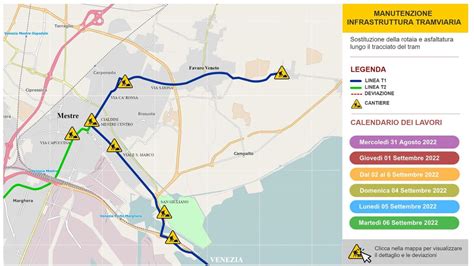 Una Settimana Senza Tram A Mestre E Marghera La Mappa Di Cantieri E