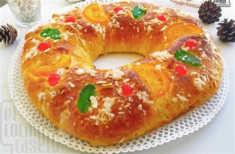 Receta de Roscón de Reyes Español Para el 6 de Enero Recetas de Pan