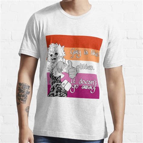 My Hero Academia Mina Ashido Lesbian Pride Flag T Shirt For Sale By Queerwriter Redbubble