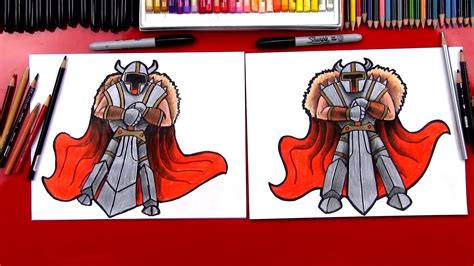 How To Draw A Knight Art For Kids Hub