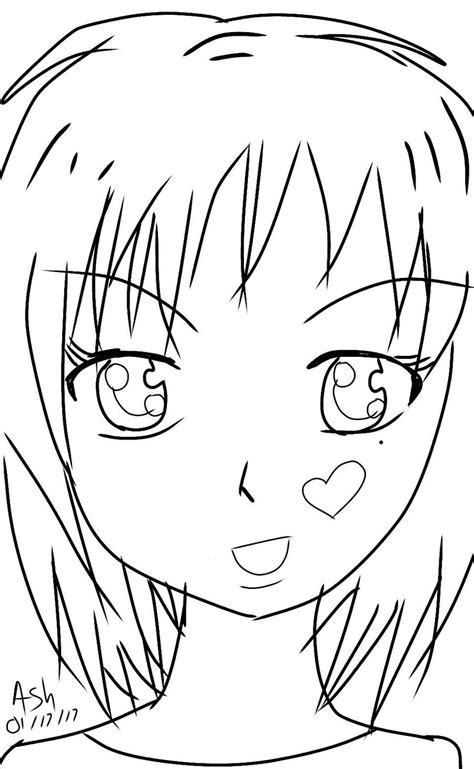 85 Anime Face Coloring Pages Free - Coloring Pages Printable