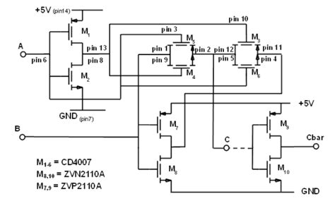 Xnor Gate Circuit Diagram Using Transistor