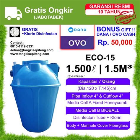 Jual Biotank Liter Septictank Bio Bio Septic Tank Biotech