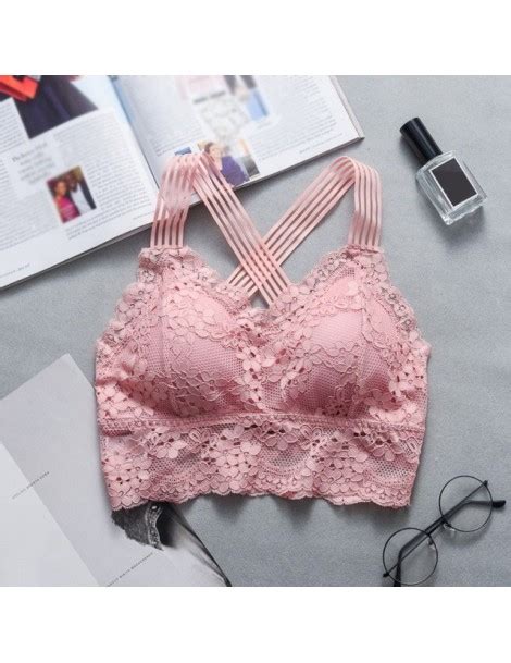 Fashion Casual Women Lady Lace Strap Bras Tops Tube Ch Wrap Woman Underwear Cross Beauty Back