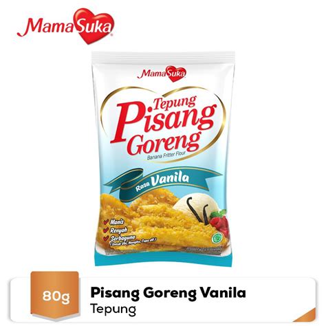 Jual Tepung Bumbu Pisang Goreng Vanilla Mama Suka 70gr Shopee Indonesia