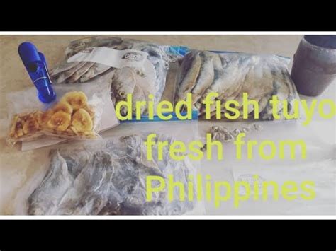 Unboxing Dried Fish Or Buwad From Philippines YouTube