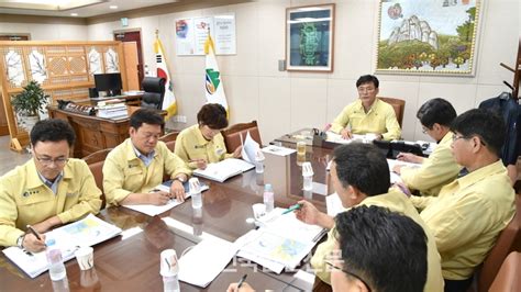 윤경희 청송군수 태풍‘다나스선제대응 나서전국안전신문