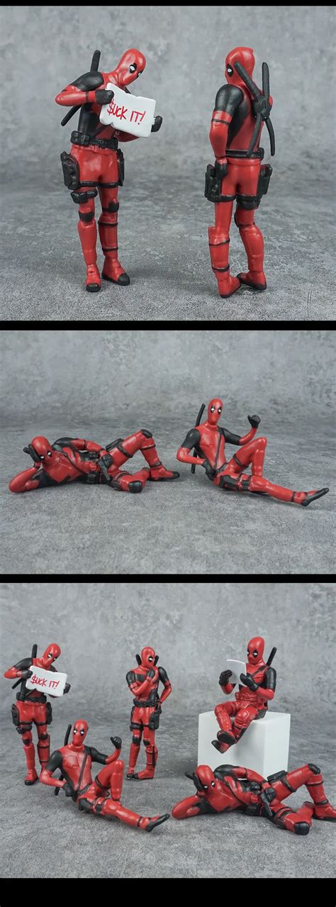 Дэдпул Дисней Марвел аниме фигурка необычной формы модель Дэдпула ...