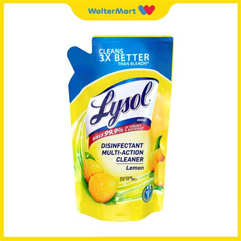 Lysol Disinfectant Multi Action Cleaner Lemon Refill Ml Lazada Ph