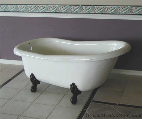 60" Acrylic Slipper Clawfoot Tub | Classic Clawfoot Tubs