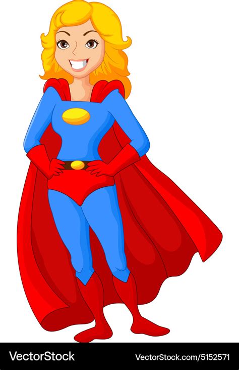 Superhero girl Royalty Free Vector Image - VectorStock