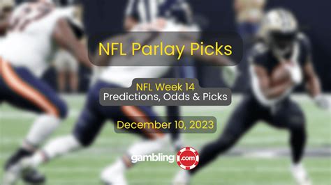 Top 4 NFL Parlay Picks for Week 14, Odds & NFL Week 14 Bets