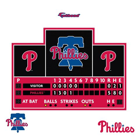 Philadelphia Phillies - RealBig Scoreboard Collection - Official MLB