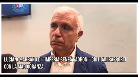 Luciano Zarbano Di Imperia Senza Padroni Critica I Rapporti Con La