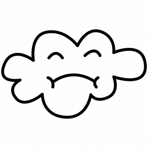 Cloud, emoji, emoticon icon - Download on Iconfinder