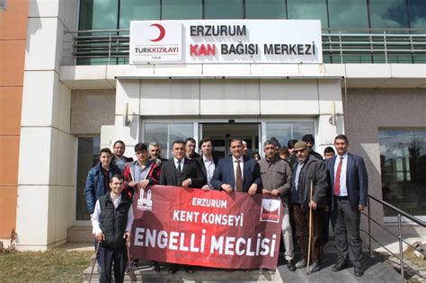 Kent Konseyi Can a Kan Oluyoruz Sloganıyla Kan Bağışında Bulundu