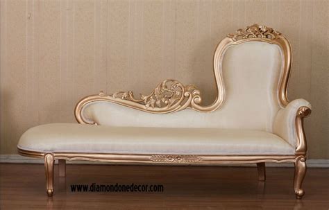 Baroque French Reproduction Louis Xvi Style Fainting Couch Or Chaise