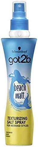 Schwarzkopf Got2b Beach Matt Salt Hair Spray Creates Waves And