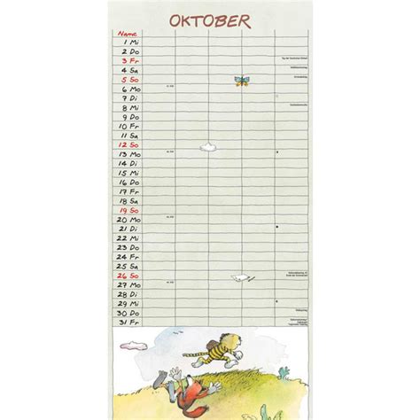 JANOSCH 2025 FAMILIENPLANER FAMILIEN TIMER TERMIN PLANER Von Alpha