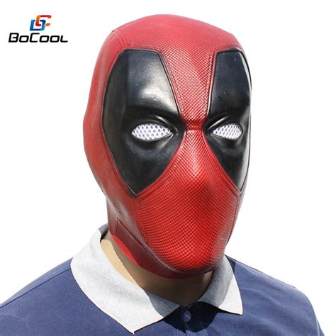 Handmade Movie Deadpool Cosplay Mask Latex Full Head Face Helmet