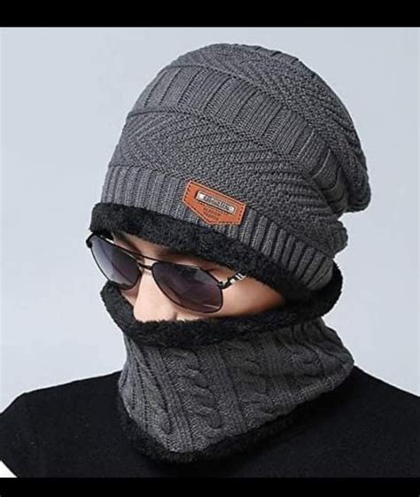 Plain Mens Woolen Winter Cap Size Free At Rs 64 Piece In New Delhi