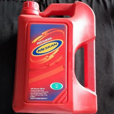 Jual OLI Pertamina Mesran SAE 40 1GALON 4LTR Shopee Indonesia