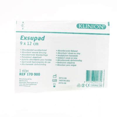 Klinion Exsupad 9x12cm 1 Stuks Kopen Of Bestellen 0 26 Bij Online