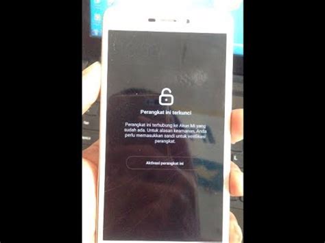 Cara Unlock Micloud Redmi A Work