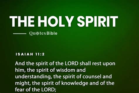 The Holy Spirit Verses From The Bible — Unleashing The Power Within ...