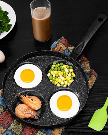 Mylifeunit Aluminum Cup Egg Frying Pan Non Stick Egg Cooker Pan