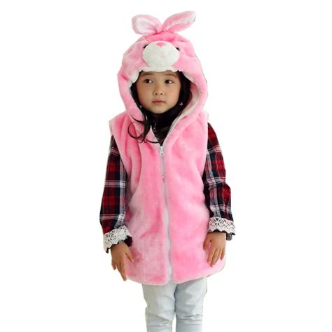 Doubchow Cute Clothing Costume Unisex Childrens Cartoon Pink Rabbit