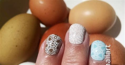 Sonoma Nail Art: Eggshell Nails