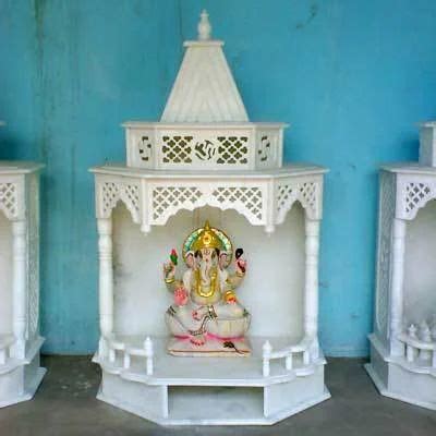 White Carved Marble Temples For Home Size Min Inch To Inch At