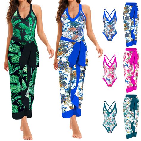 Azrian Womens Plus Swimsuits Women S Swimsuit One Piece Swimsuit Bikini Lace Up Swimsuit Long