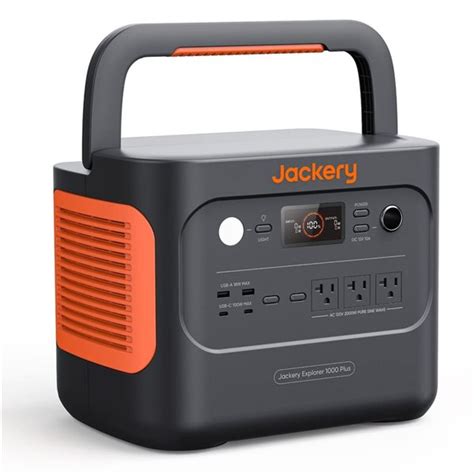 Centrale électrique portable Jackery Explorer 1000 Plus avec générateur