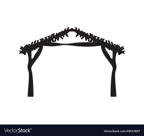 Manger silhouette icon Royalty Free Vector Image