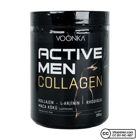 Voonka Collagen Active Men 250 Gr Vitaminler