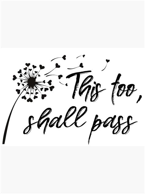 This Too Shall Pass Sticker By Hemdemart Redbubble