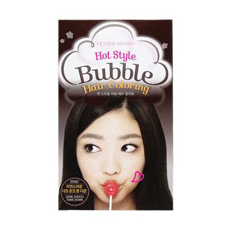 Jual Etude House Hot Style Bubble Dark Choco Tone Down Hair Coloring Pewarna Rambut Di Seller
