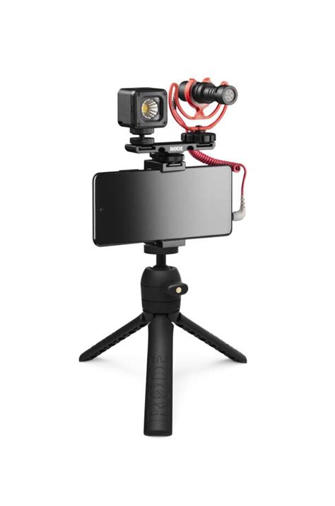 Rode Vlogger Kit For Smartphone Creators With Microphone Grip And Light